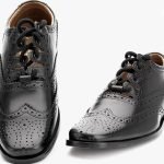 Leather Ghillie Brogue Kilt Shoes Traditional Scottish Piper and Highland Outfit Wedding Shoes_1